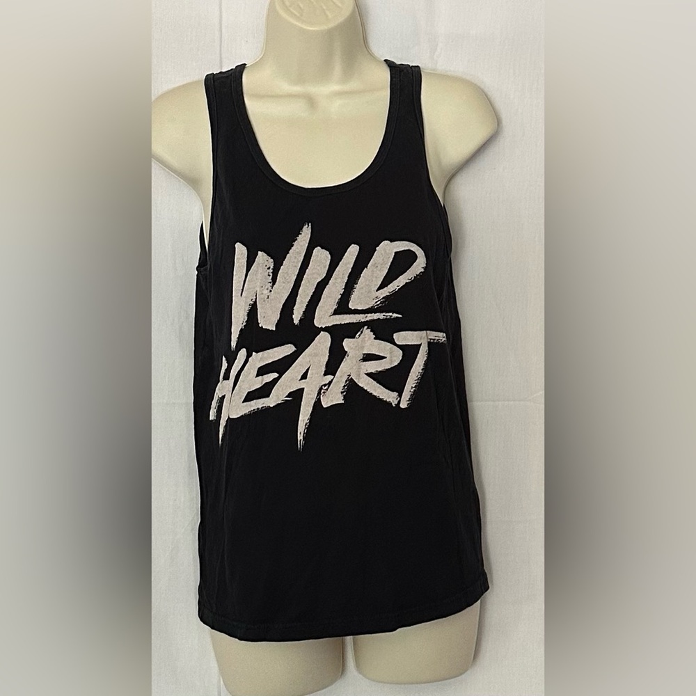 Miguel Wildheart UNISEX BLACK TANK TOP Size XS